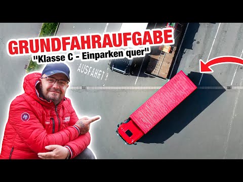 Basic truck driving task (Class C) - Reversing and parallel parking