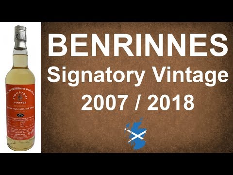 Benrinnes Signatory Vintage  2007 / 2018 Single Malt Whisky Review #297 from WhiskyJason