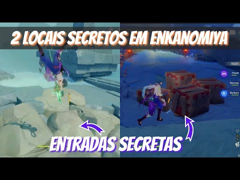 Localização de Baús Secretos e Padrão de Chave - Segredos de Enkanomiya GENSHIN IMPACT