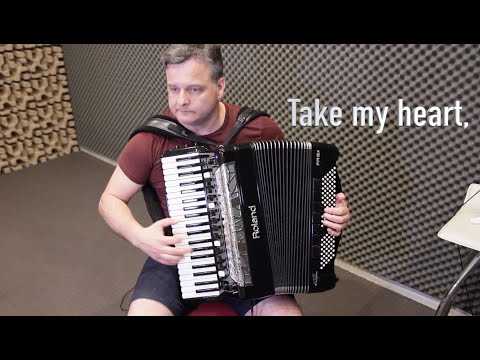 Cristian Popa - cu acordeonul (inima mea - A.S.I.A cover)