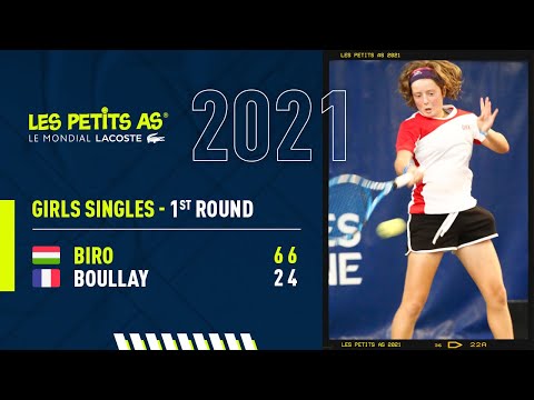 Les Petits As 2021 | Girls 1st Round | Melinda Biro vs. Ophélie Boullay