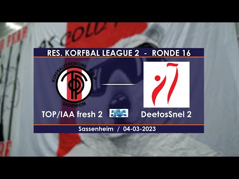 TOP/IAA fresh 2 tegen DeetosSnel 2 op zaterdag 4 maart 2023