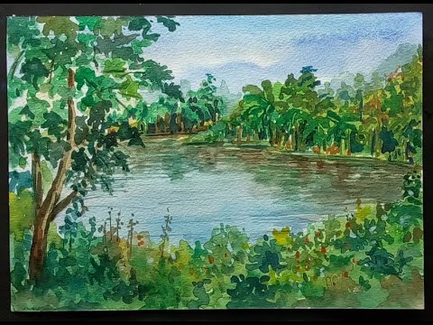 How to paint LANDSCAPES OUTDOORS