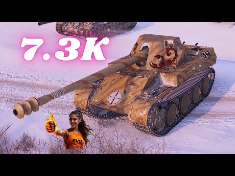 Rheinmetall Skorpion G  7.3K Damage World of Tanks ,WoT ,Games replay