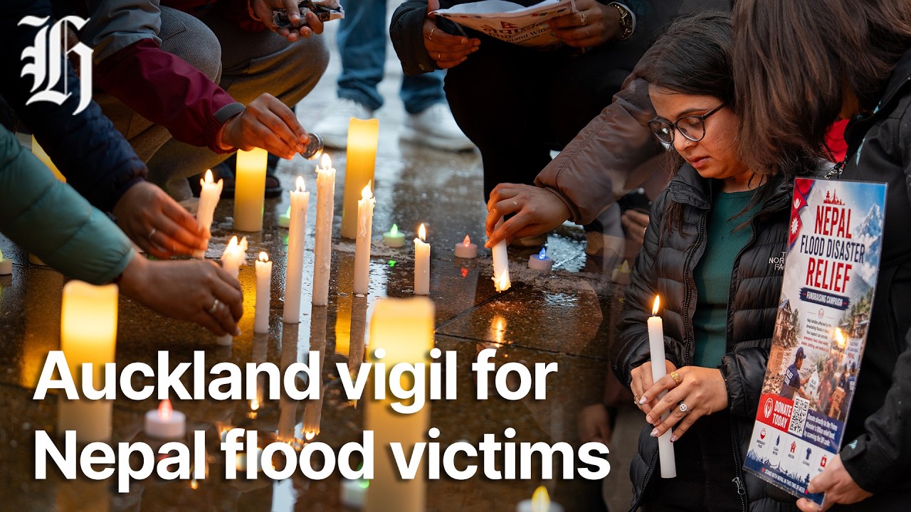 Auckland vigil for Nepal flood victims