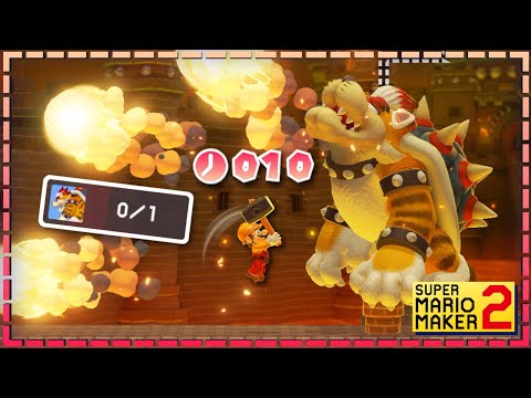 Defeat Meowser Quick or Lose! | SMM2 Endless Expert