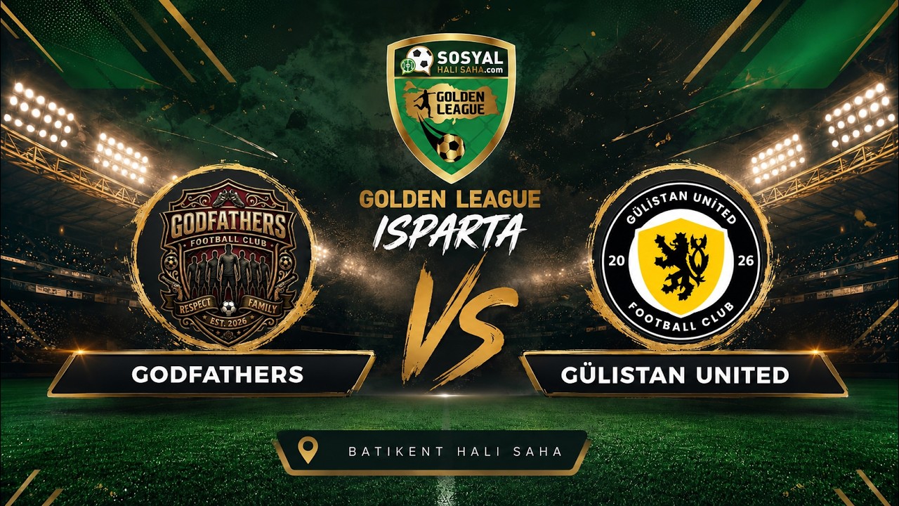 SOSYAL HALI SAHA GOLDEN LEAGUE / 2026 AÇILIŞ SEZONU / ISPARTA / GODFATHERS - GÜLİSTAN UNITED