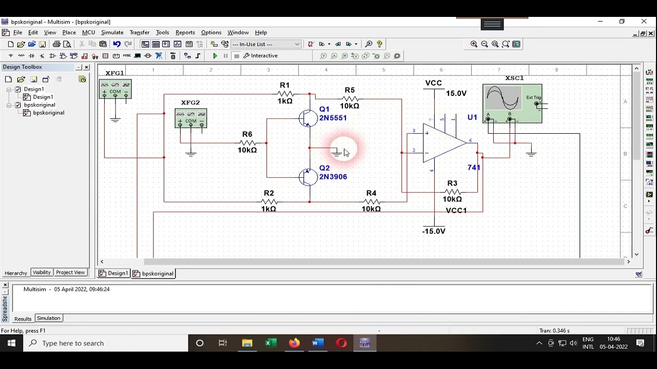 Digital Communication- BPSK and its Demodulation in Multisim