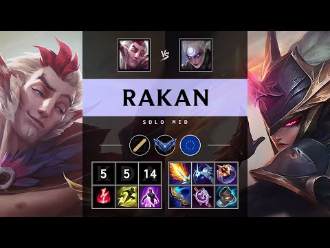 Rakan Mid vs Diana - EUW Diamond Patch 25.15