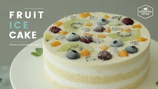 썸머٩(ˊᗜˋ*)و 후르츠 아이스 케이크 만들기 : Summer Fruit Ice Cake Recipe - Cooking tree 쿠킹트리*Cooking ASMR