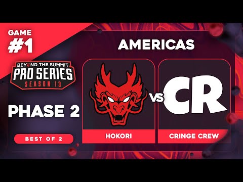 Hokori vs Cringe Crew Game 1 - BTS Pro Series 13 AM: Phase 2 w/ rkryptic & neph