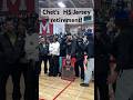 Thunder in the building to support Chet’s HS Jersey retirement! ??| #Shorts