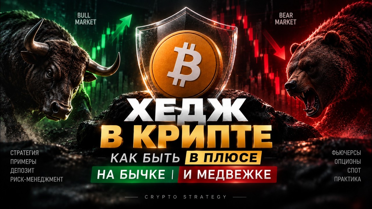 ХЕДЖИРОВАНИЕ В КРИПТЕ: КАК ОСТАВАТЬСЯ В ПЛЮСЕ НА ДИСТАНЦИИ!