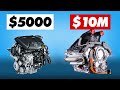 5000 Normal Engine Vs 10 Million Formula 1 Engine