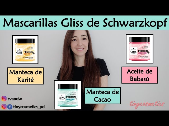 Vídeo relacionado con Schwarzkopf Gliss Mascarilla Total Repair para cabello seco, 400 ml, Gama reparación