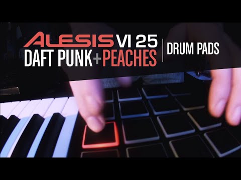 Daft Punk + Peaches + Oreshko :: Shpira Mpc style :: Alesis VI 25