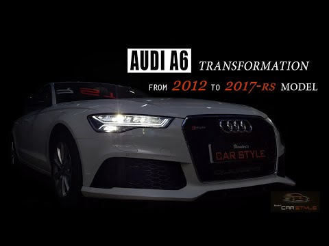 Modification of AUDI A6 from 2012 to 2017-RS Model at Bhandari's Car Style, Pune !
