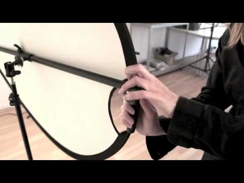 Reflektorhalter mit Kugelkopf Matin 56,5-136cm - by www.enjoyyourcamera.com