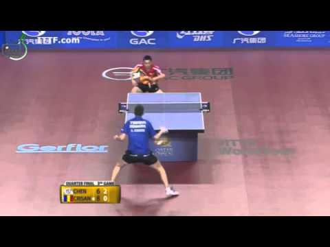 2014 Qatar Open CHEN Chien An vs CRISAN Adrian