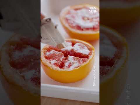 A dessert that loves you from the inside out. Few fruits taste incredible when grilled, but grapefr