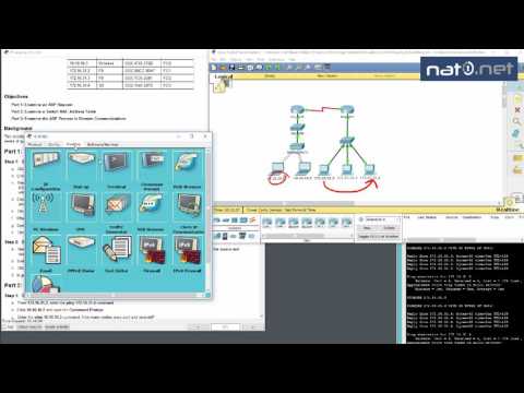 Cisco Packet Tracer CCNA Lab 5.3.2.8 ItN walk-through - Examine the ARP table