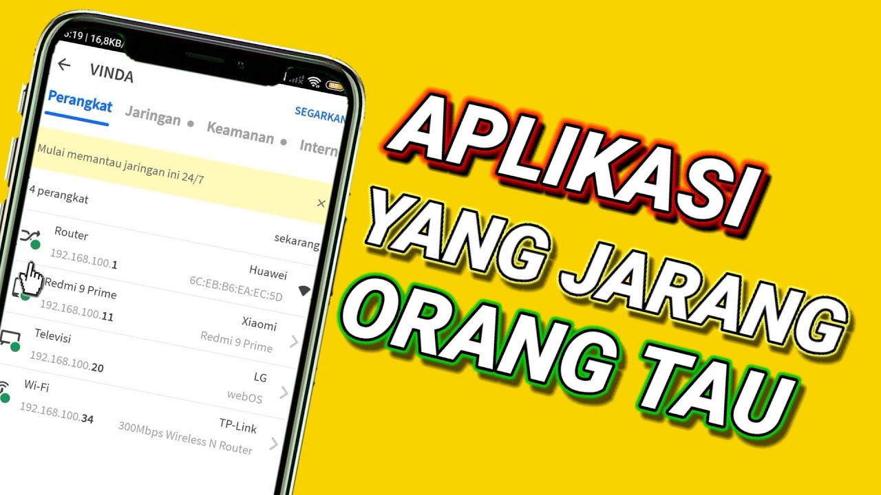Cara Mengetahui Siapa Yang terhubung ke Jaringan WiFi Kita || Tutorial Android