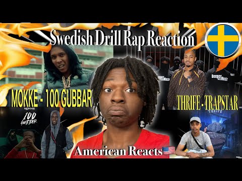 American Reacts to Swedish Rap With  English Subtitles!  Ft. THRIFE, HAVAL, MOKKE, STICKY