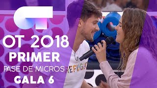 "LUCKY" - CARLOS y MARILIA | Primer pase de micros Gala 6 | OT 2018