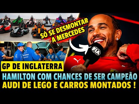 GP DA INGLATERRA: CARRO DO BORTOLETO EM LEGO | HAMILTON COMENTA SOBRE CHANCES DE TITULO | FORMULA 1