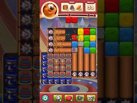 Toon blast 3182 no boosters 3 stars