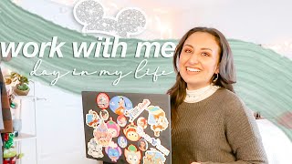 WORK DAY IN MY LIFE | working for disney technology (wfh)