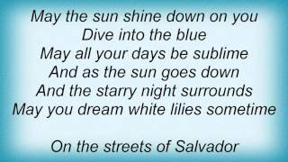 Luka Bloom - Salvador Lyrics