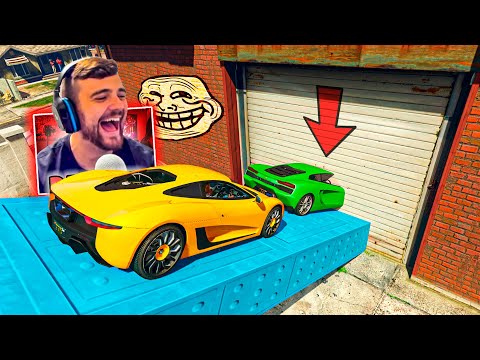 INCREDIBLE TROLL RACE! SURPRISE GARAGE!! - GTA 5 ONLINE