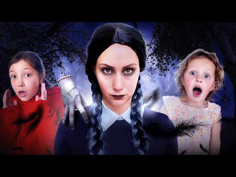 Convincing MY DAUGHTERS I’m WEDNESDAY ADDAMS for 24 HOURS! (Bad Idea)