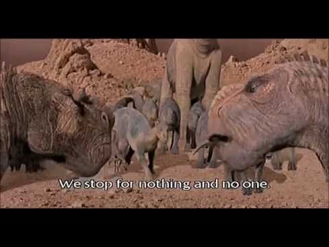 DINOSAUR (2000) Scene: Across the Desert