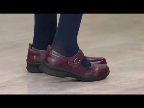 Earth Leather Mary Janes - Angelica on QVC