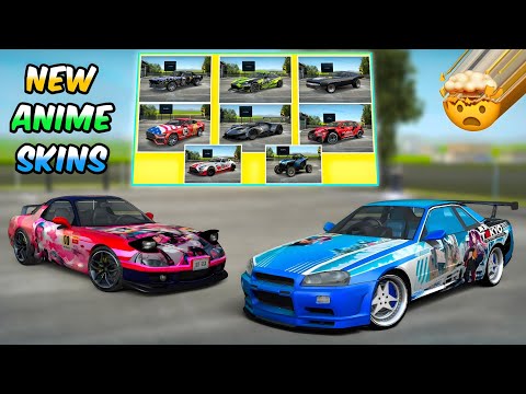 ALL NEW ANIME CAR Skins Unlocked 😱| New Car SKINS 🤯| Extreme Car Driving Simulator 🔥