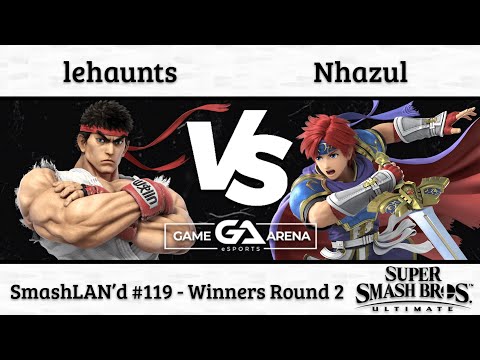 SmashLAN'd 119: lehaunts (Ryu) vs. Nhazul (Roy) - Winners Round 2