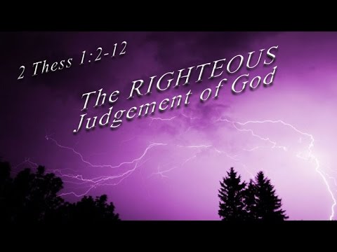2015-05-10 The Righteous Judgement of God (Pastor Rob McNutt)