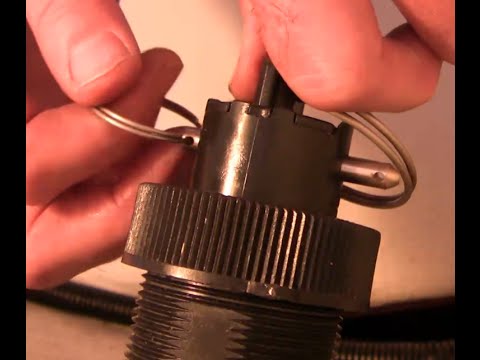 How to remove a padddlewheel speed sensor on a boat