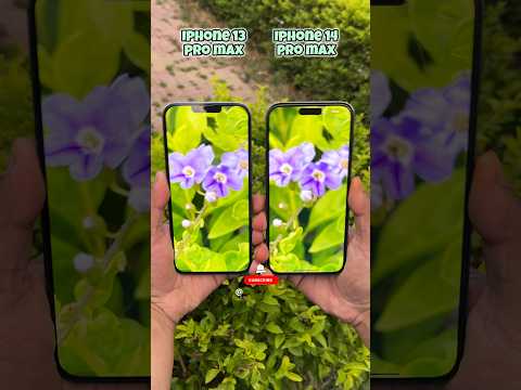 Iphone 13 Pro Max vs Iphone 14 Pro Max Camera Test #short #ytshorts