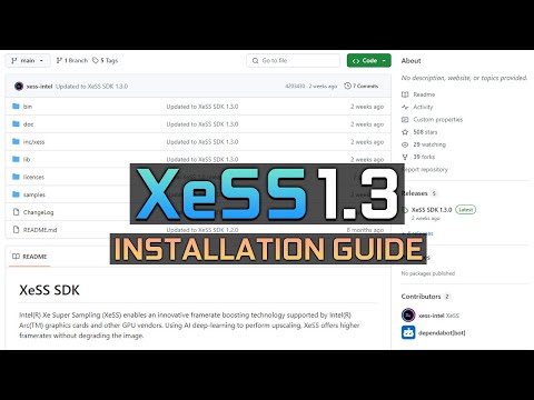 How to Install XeSS 1.3 - Installation Guide