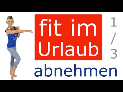 1von3 🏖️ 20 min. fit im Urlaub - abnehmen | Cardio im Stehen, ohne Geräte