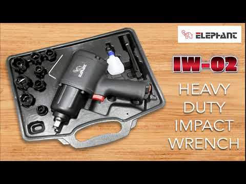 1/2" Industrial Quality Composite Air Impact Wrench / Nut Runner
