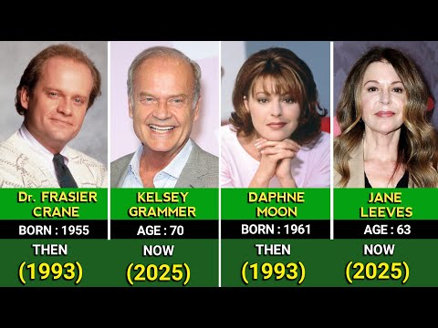 Frasier 1993 Cast Then And Now