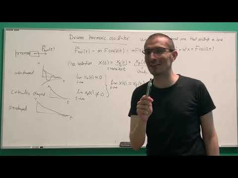 ECE 205 - 17 - The Harmonic Oscillator (Part 2: Driven oscillations and Resonance)
