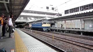 EF65-1014 号機レール輸送