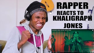 RAPPER REACTS TO KHALIGRAPH JONES x ROSTAM - NOW YOU KNOW