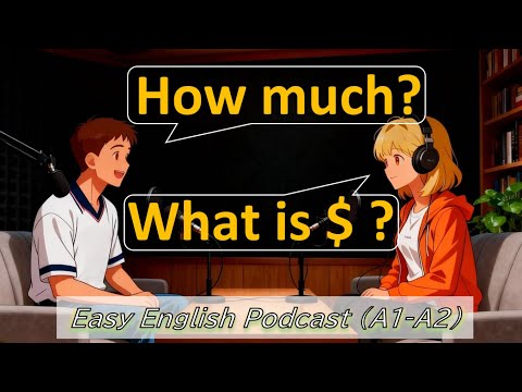 Easy English with Money & Shopping – A1/A2 Level, Slow Podcast