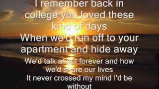 Let it rain with lyrics